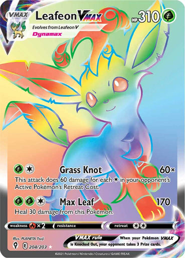 Leafeon VMAX (204/203) [Sword &amp; Shield: Evolving Skies] 