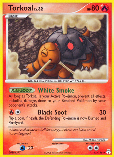 Torkoal (41/146) [Diamond &amp; Pearl: Legends Awakened] 
