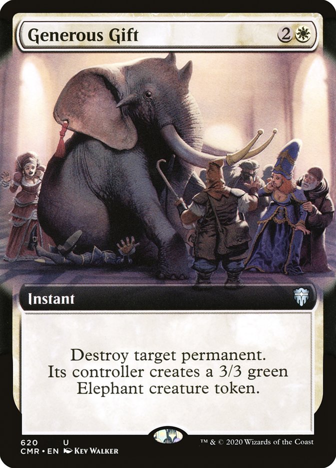 Generous Gift (Extended Art) [Commander Legends] 