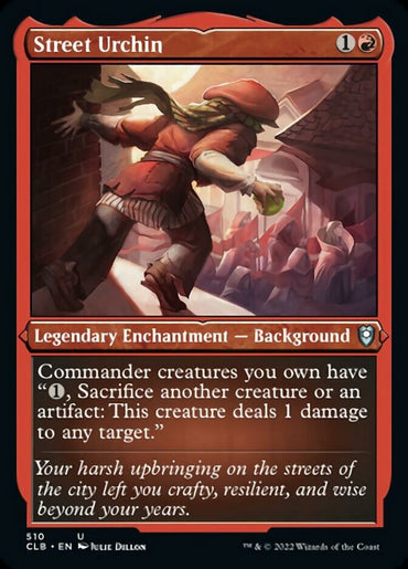 Street Urchin (Foil Etched) [Commander Legends: Battle for Baldur's Gate] 