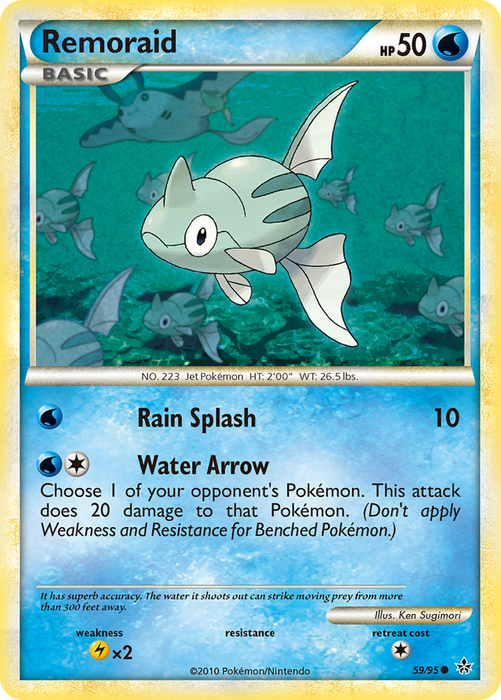 Remoraid (59/95) [HeartGold &amp; SoulSilver: Unleashed] 
