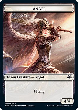 Zombie // Angel Double-Sided Token [Game Night: Free-for-All Tokens] 