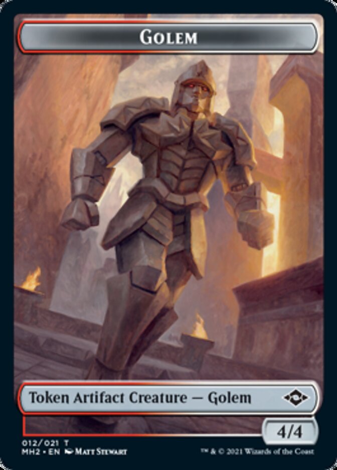 Clue (15) // Golem Double-Sided Token [Modern Horizons 2 Tokens] 