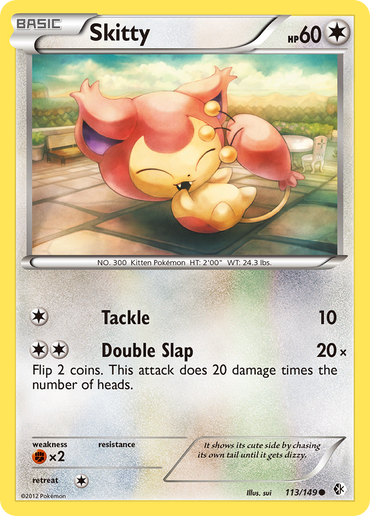 Skitty (113/149) [Black &amp; White: Boundaries Crossed] 