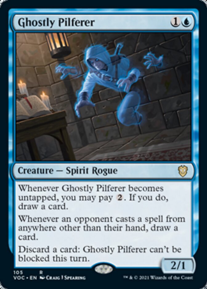 Ghostly Pilferer [Innistrad: Crimson Vow Commander] 