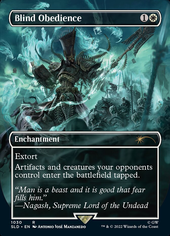 Blind Obedience (Borderless) [Secret Lair Drop Series] 