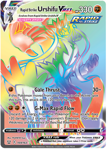 Rapid Strike Urshifu VMAX (169/163) [Sword &amp; Shield: Battle Styles] 
