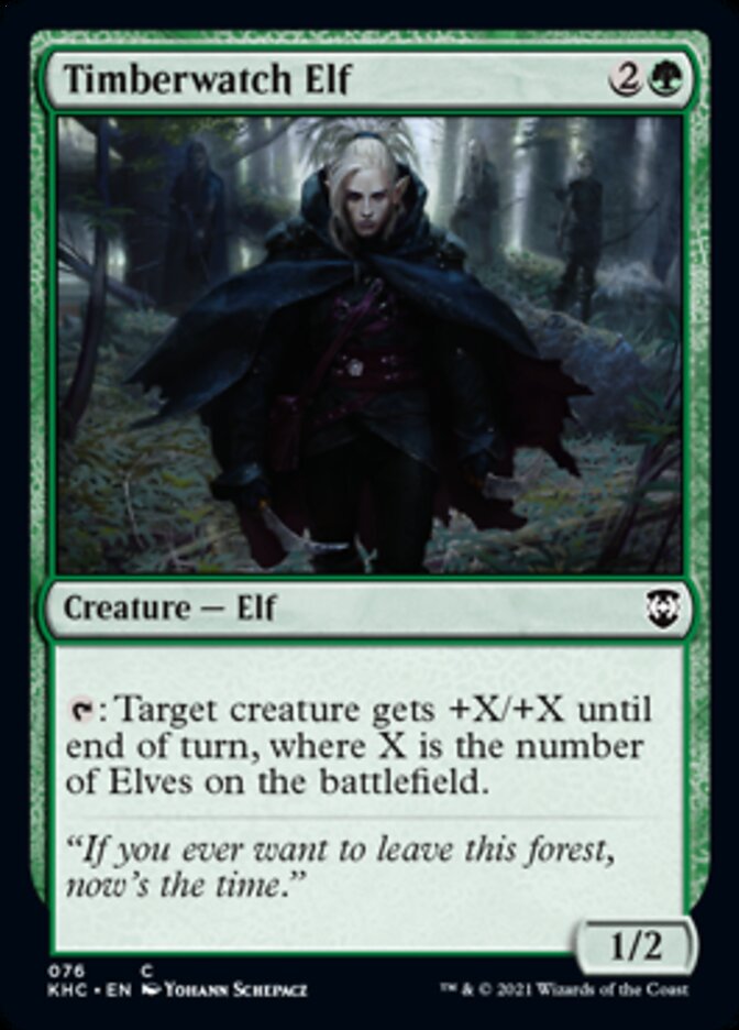 Timberwatch Elf [Kaldheim Commander] 