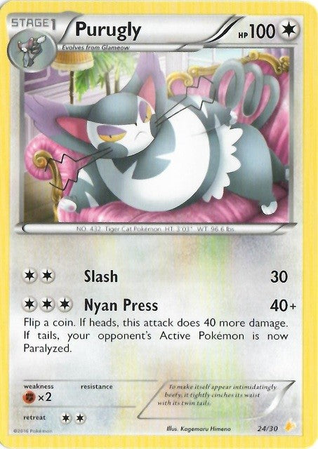 Purugly (24/30) [XY: Trainer Kit 3 - Free Pikachu] 