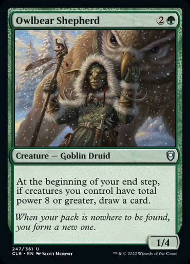 Owlbear Shepherd [Commander Legends: Battle for Baldur's Gate] 