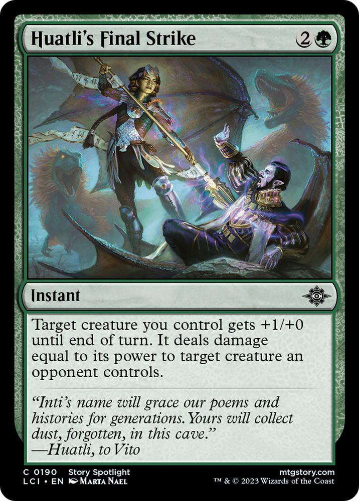 Huatli's Final Strike [The Lost Caverns of Ixalan] 
