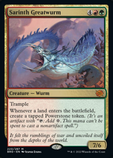 Sarinth Greatwurm [The Brothers' War] 