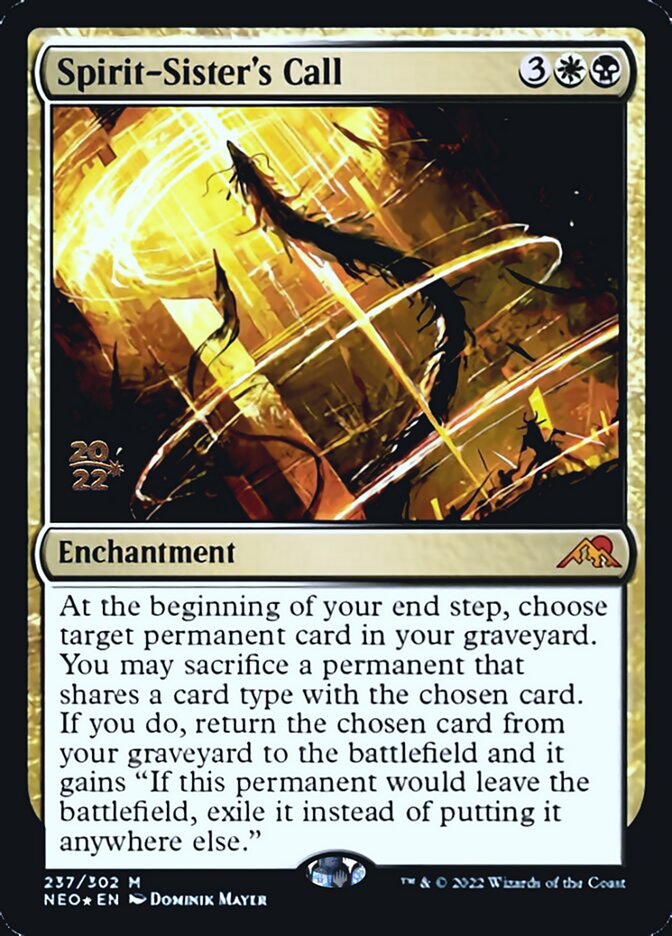 Spirit-Sister's Call [Kamigawa: Neon Dynasty Prerelease Promos] 