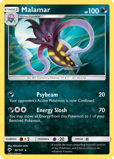 Malamar (90/147) [Sun &amp; Moon: Burning Shadows] 