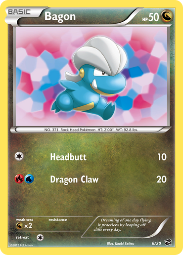 Bagon (6/20) [Black &amp; White: Dragon Vault] 
