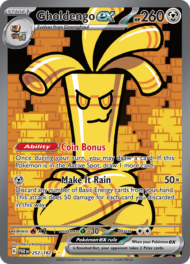 Gholdengo ex (252/182) [Scarlet &amp; Violet: Paradox Rift] 
