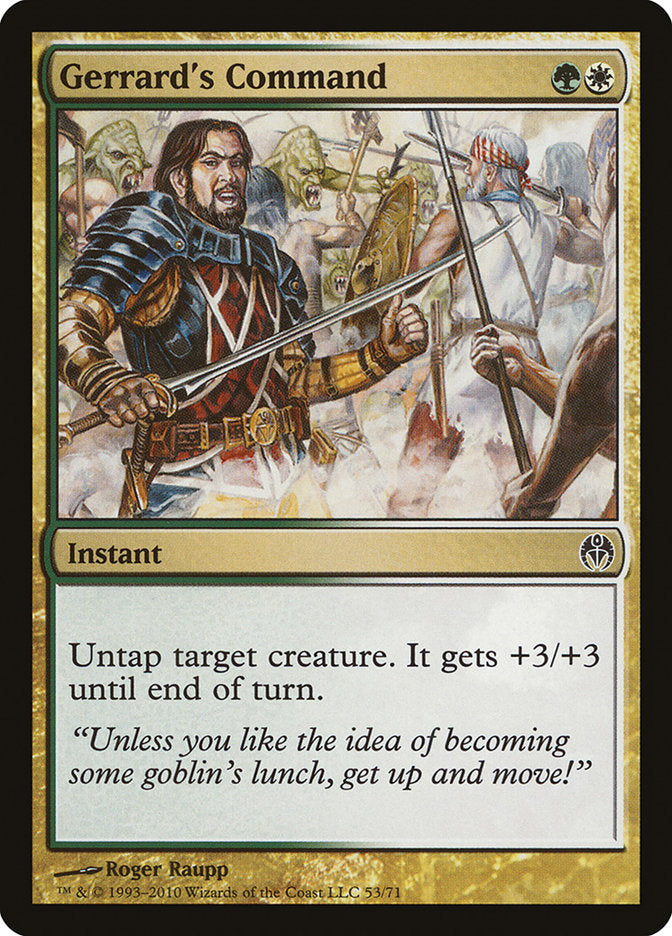 Gerrard's Command [Duel Decks: Phyrexia vs. the Coalition] 