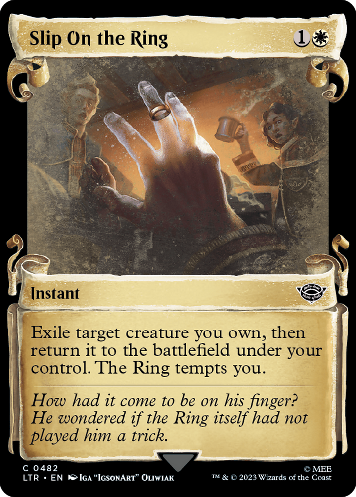 Slip on the Ring [The Lord of the Rings: Tales of Middle-Earth Showcase Scrolls] 