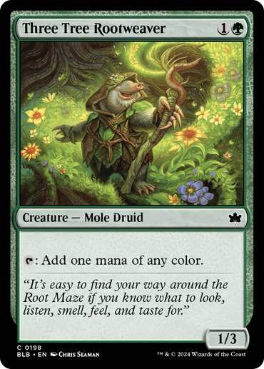 Three Tree Rootweaver [Bloomburrow] 