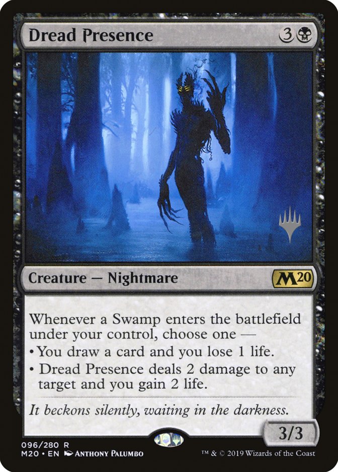 Dread Presence (Promo Pack) [Core Set 2020 Promos] 