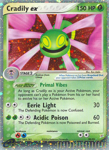 Cradily ex (90/95) [EX: Team Magma vs Team Aqua] 
