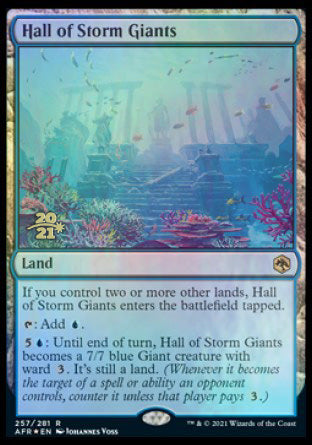 Hall of Storm Giants [Dungeons &amp; Dragons: Adventures in the Forgotten Realms Prerelease Promos] 