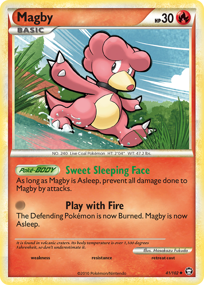 Magby (41/102) [HeartGold &amp; SoulSilver: Triumphant] 