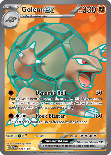Golem ex (189/165) [Scarlet &amp; Violet: 151] 