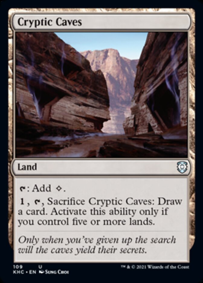 Cryptic Caves [Kaldheim Commander] 