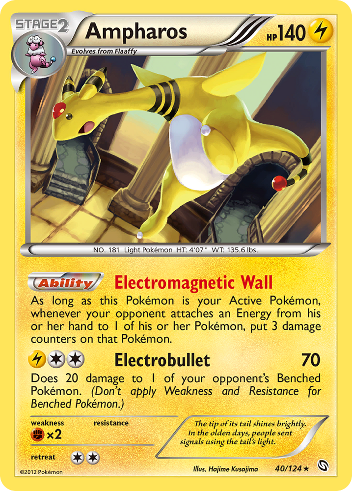 Ampharos (40/124) [Black &amp; White: Dragons Exalted] 