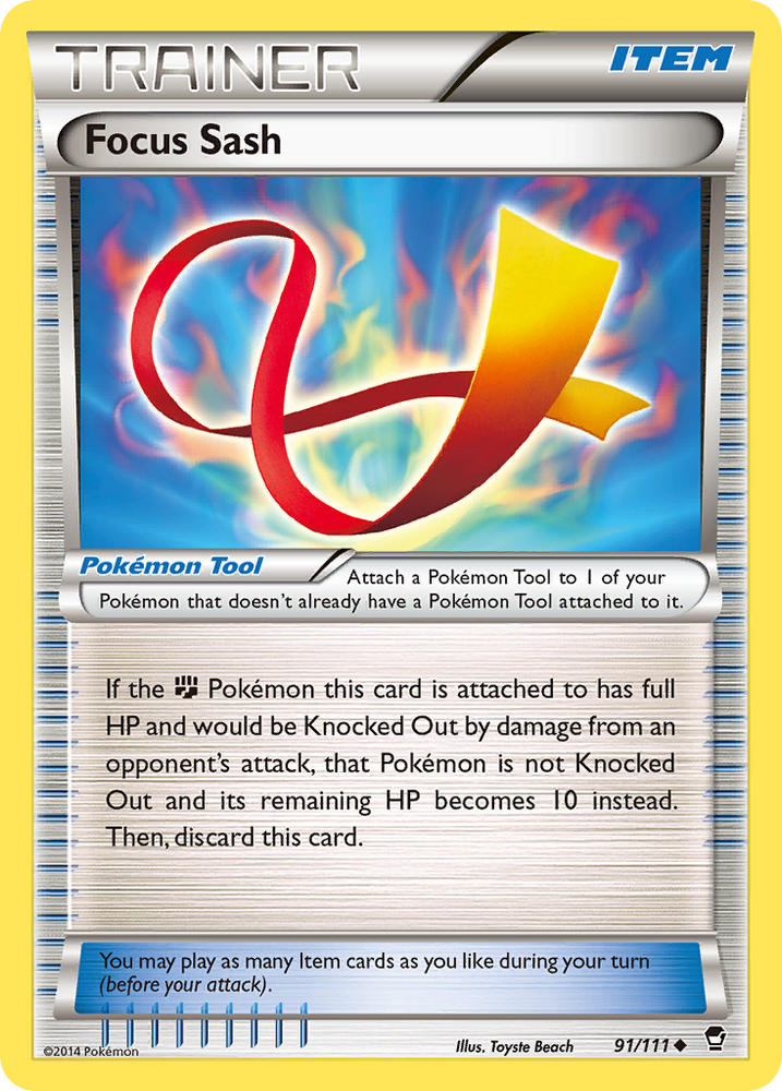 Focus Sash (91/111) [XY: Furious Fists] 