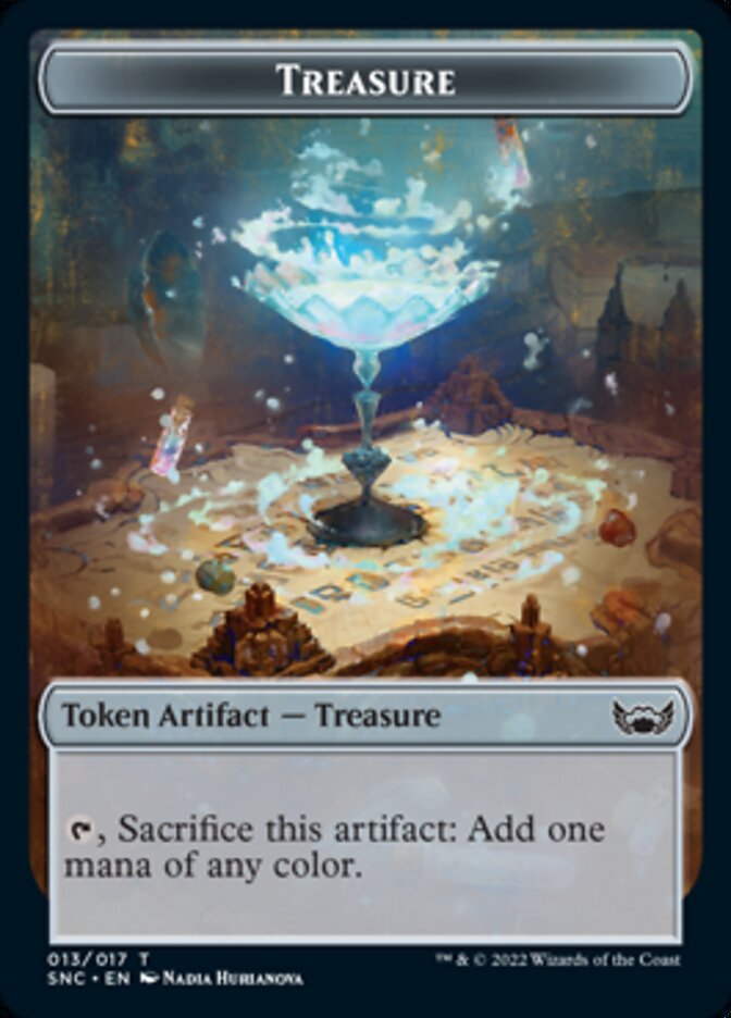 Treasure (013) // Citizen Double-Sided Token [Streets of New Capenna Tokens] 