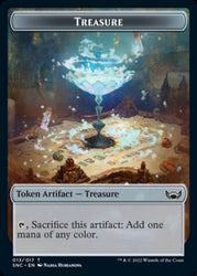 Treasure (013) // Citizen Double-Sided Token [Streets of New Capenna Tokens] 