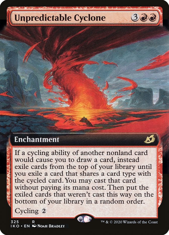 Unpredictable Cyclone (Extended Art) [Ikoria: Lair of Behemoths] 