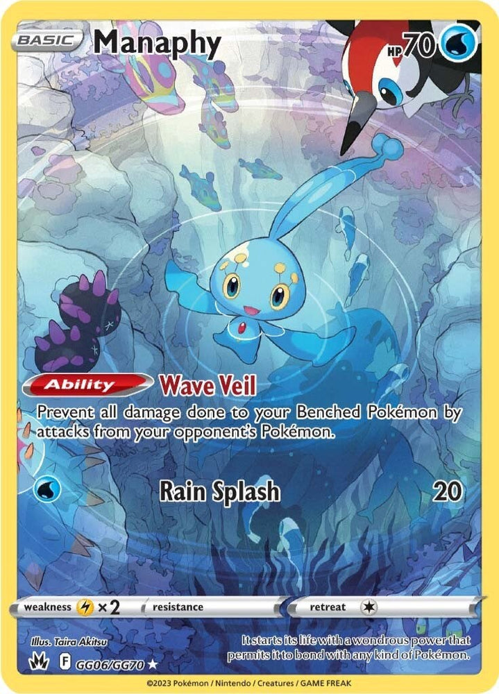 Manaphy (GG06/GG70) [Sword &amp; Shield: Crown Zenith] 