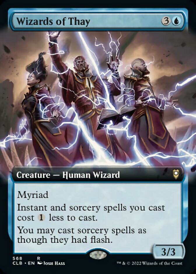 Wizards of Thay (Extended Art) [Commander Legends: Battle for Baldur's Gate] 