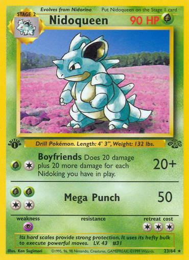 Nidoqueen (23/64) [Jungle 1st Edition] 