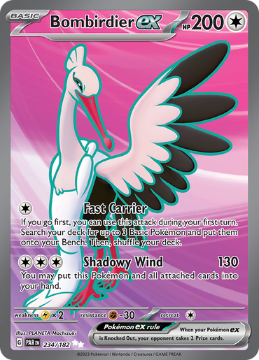 Bombirdier ex (234/182) [Scarlet &amp; Violet: Paradox Rift] 