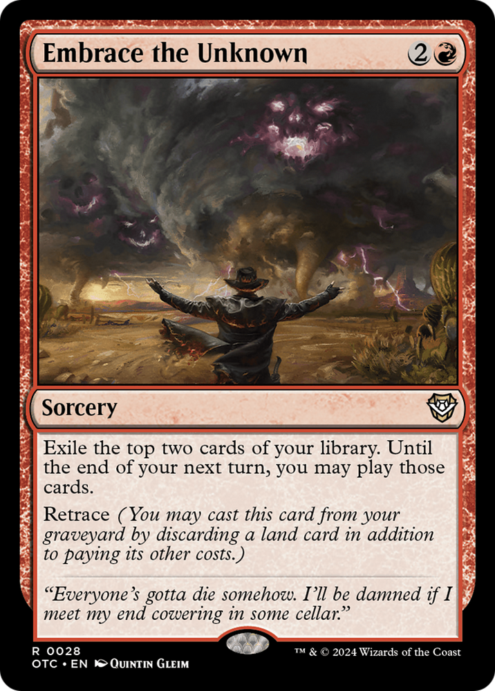 Embrace the Unknown [Outlaws of Thunder Junction Commander] 
