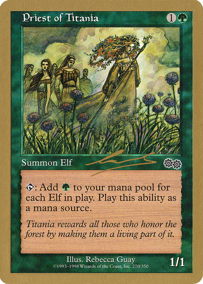 Priest of Titania (Nicolas Labarre) [World Championship Decks 2000] 