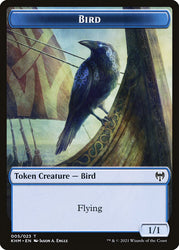 Dwarf Beserker // Bird Double-Sided Token [Kaldheim Tokens] 