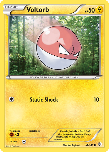 Voltorb (51/149) [Black &amp; White: Boundaries Crossed] 