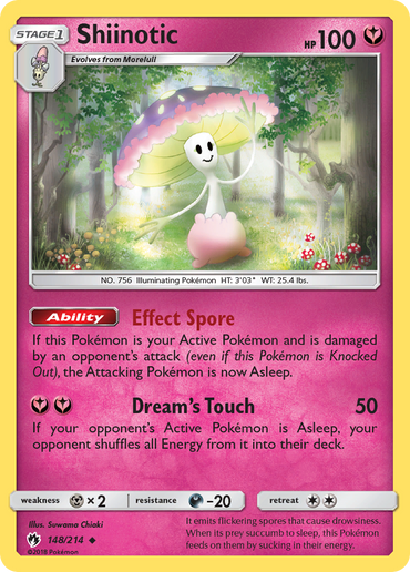 Shiinotic (148/214) [Sun &amp; Moon: Lost Thunder] 