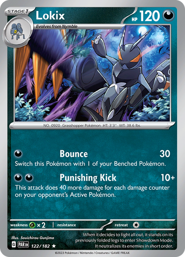Lokix (122/182) [Scarlet &amp; Violet: Paradox Rift] 