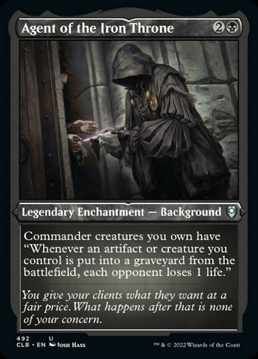 Agent of the Iron Throne (Foil Etched) [Commander Legends: Battle for Baldur's Gate] 