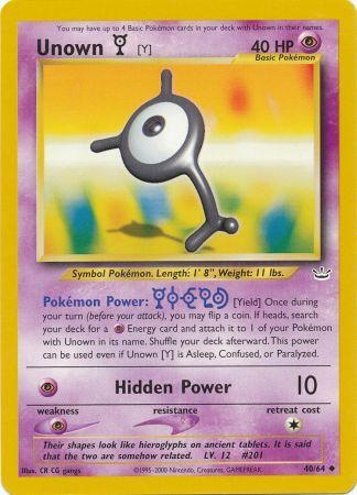 Unown [Y] (40/64) [Neo Revelation Unlimited] 