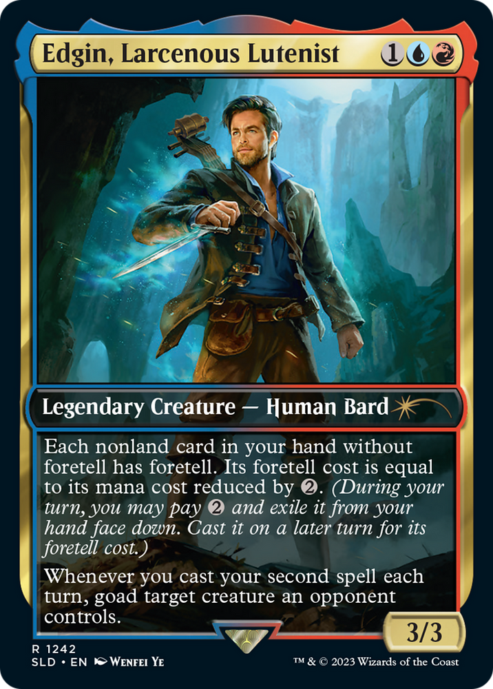Edgin, Larcenous Lutenist [Secret Lair Drop Series] 