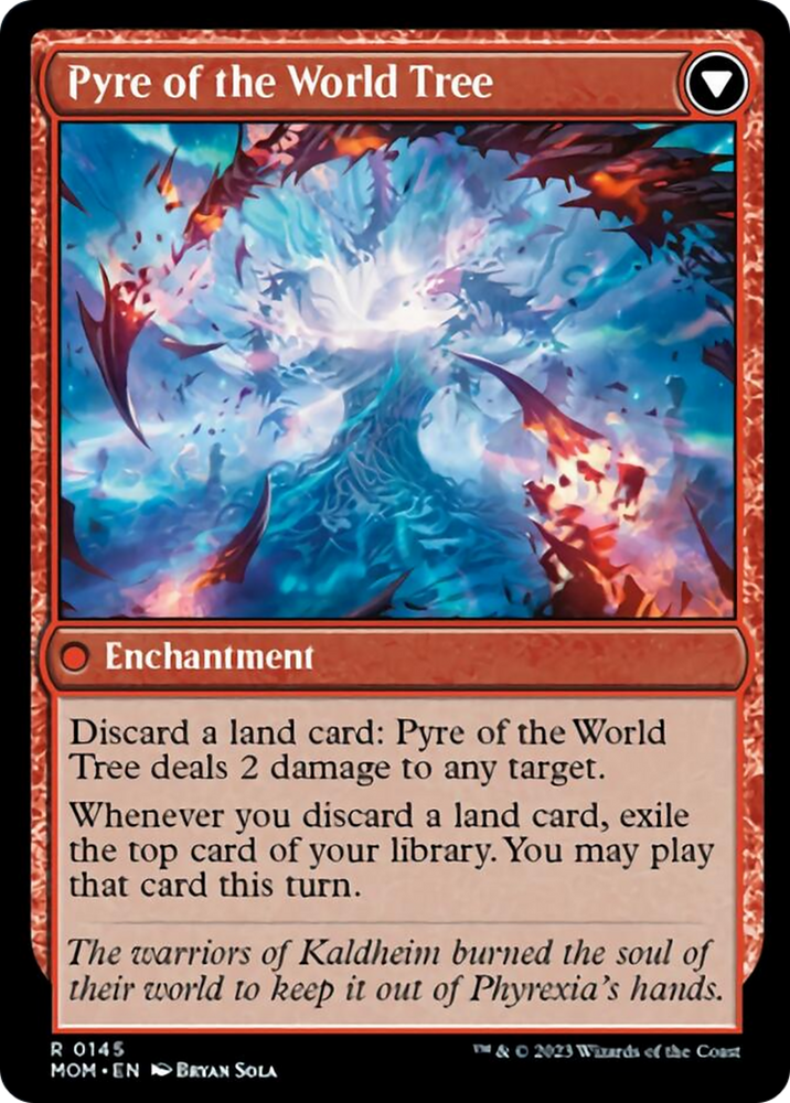 Invasion of Kaldheim // Pyre of the World Tree [March of the Machine] 