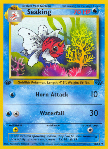Seaking (46/64) [Jungle 1st Edition] 