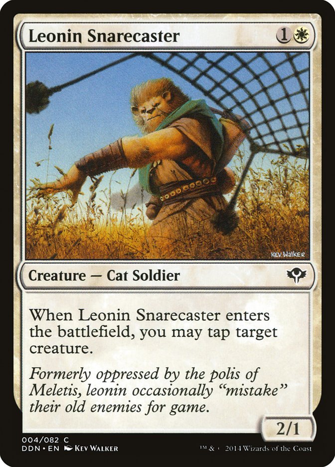 Leonin Snarecaster [Duel Decks: Speed ​​vs. Cunning] 